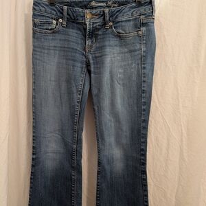 American Eagle Outfitters Women's Dark Blue Boyfriend Jeans